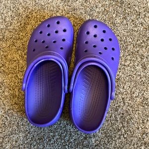 Purple Crocs